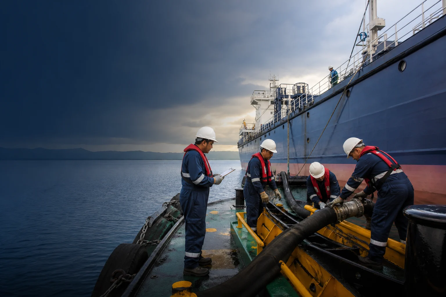 High safety, environmental, and on-site operational risks — figure 1